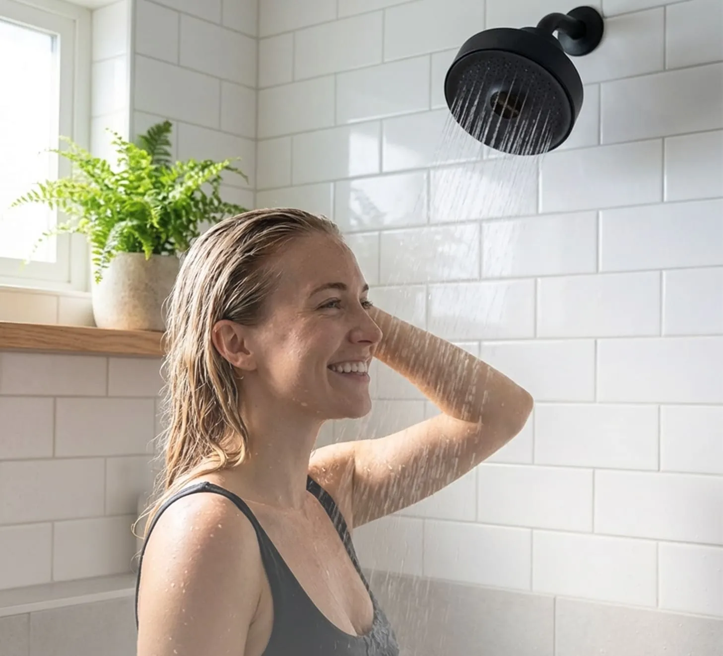Glokore Filtered Showerhead — multi-stage filtration for healthier hair and skin